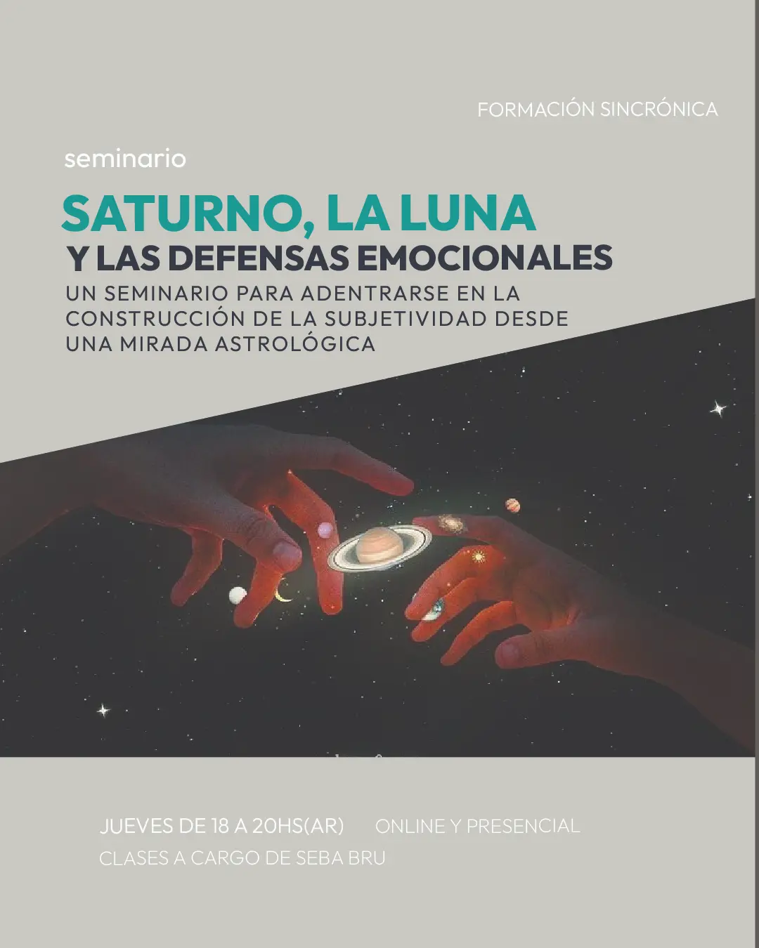 Saturno y la Luna