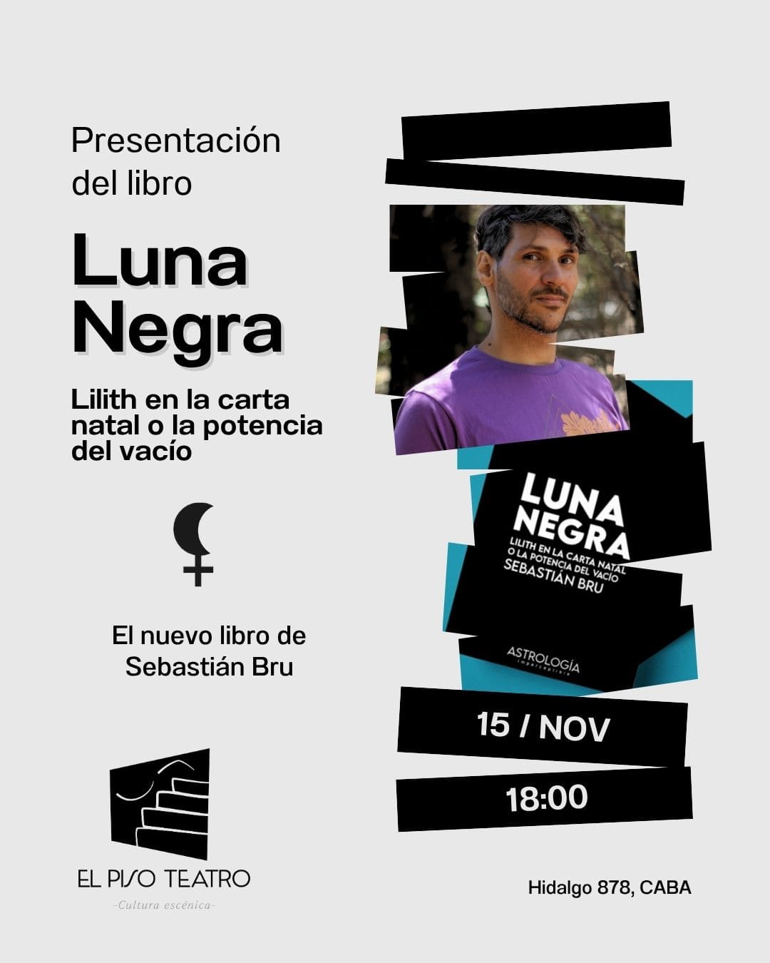 Portada del libro Luna Negra: Lilith en la carta natal o la potencia del vacío